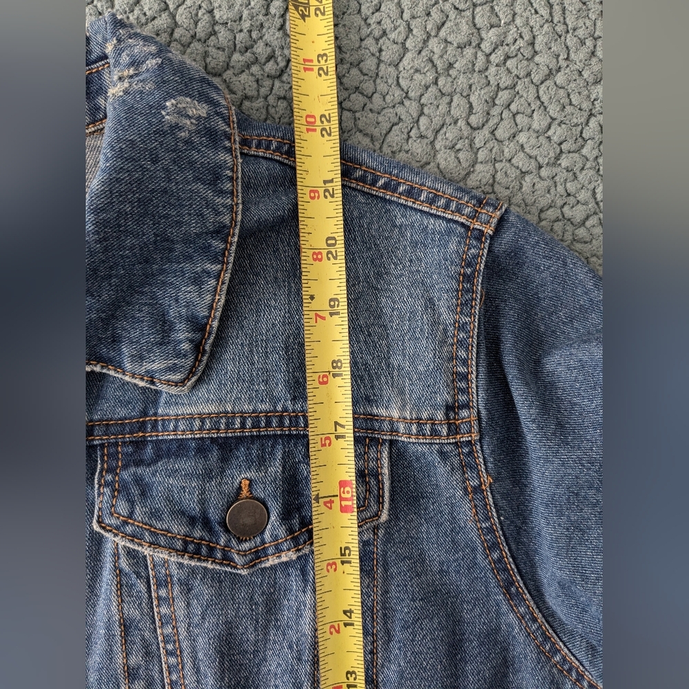 Plus Size Jean Jacket - Picture 3 of 6